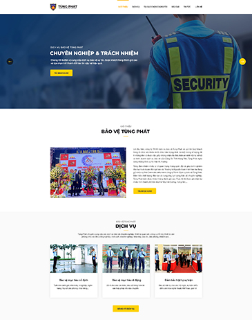 Tung Phat security services website